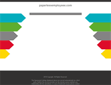 Tablet Screenshot of paperlessemployeee.com